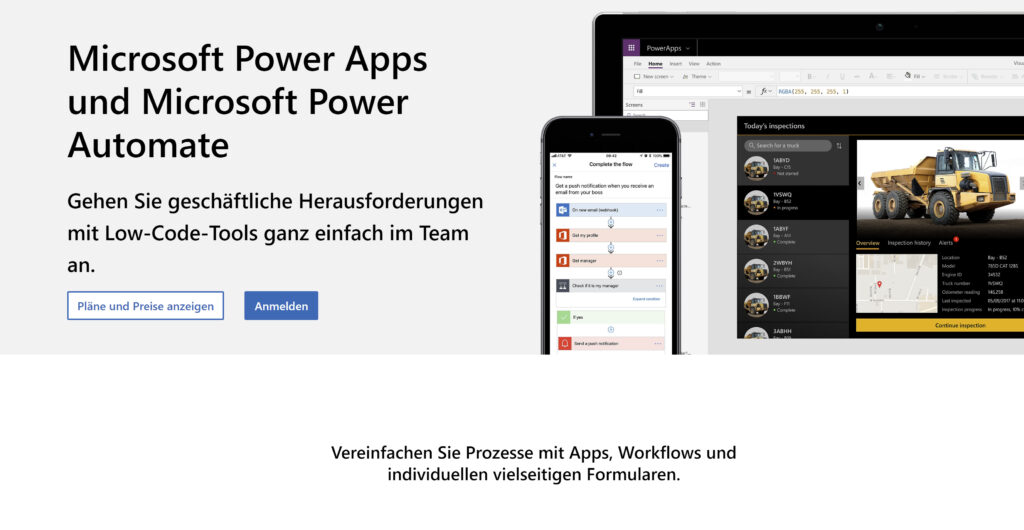 Protomind - Lowcode beispiel microsoft powerapps